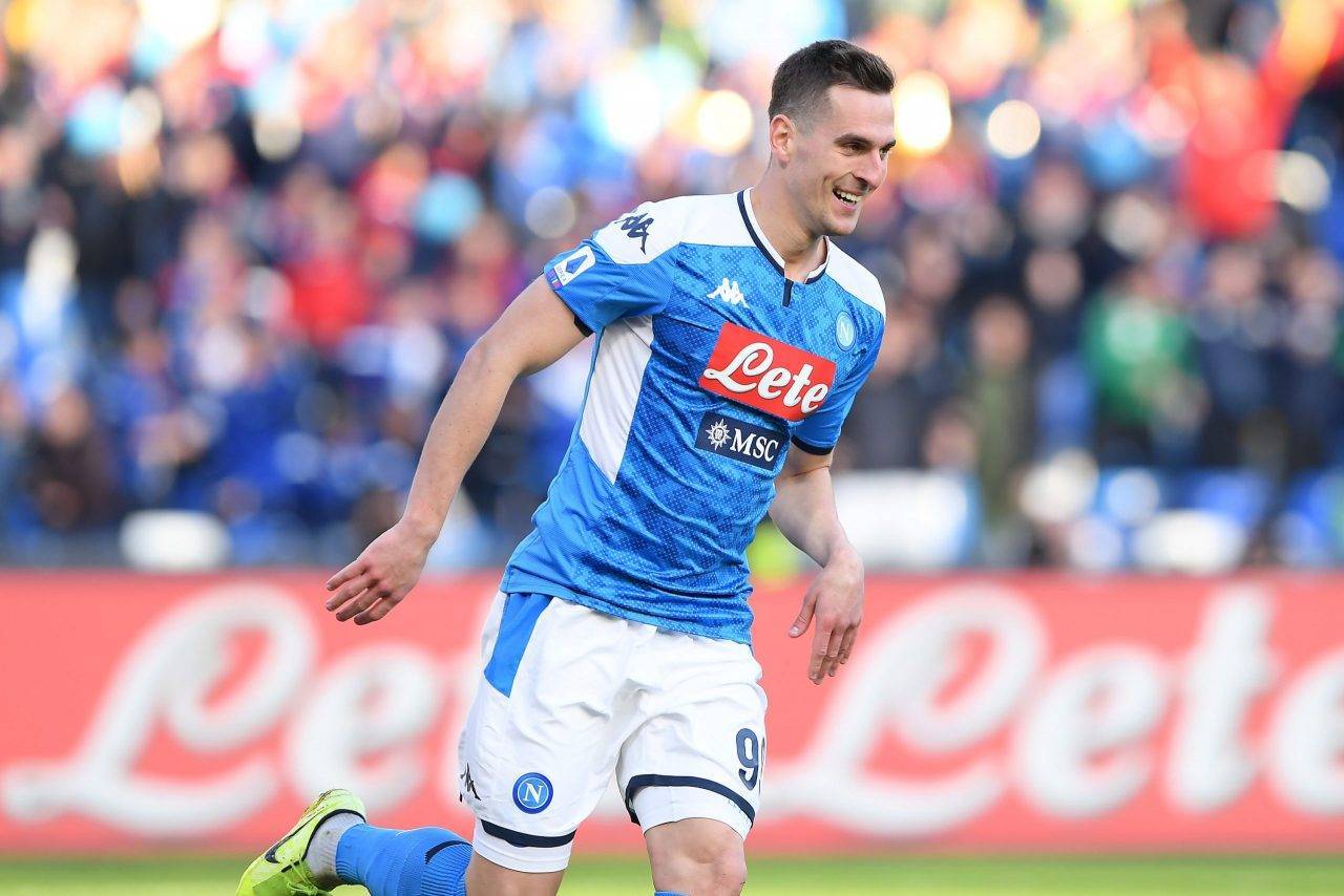 Calciomercato Napoli Milik Napoli-Juventus 