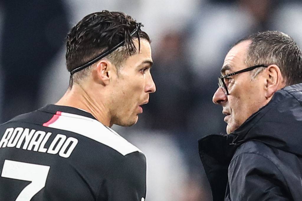 Cristiano Ronaldo e Sarri