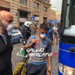arrivo napoli juventus roma coppa italia insigne
