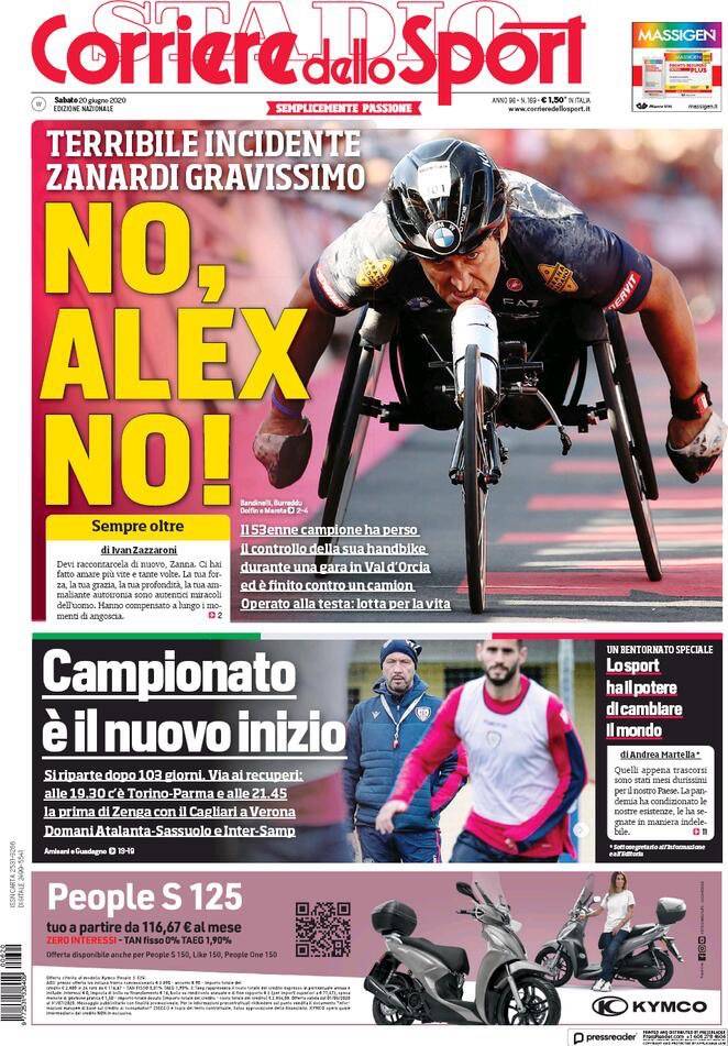Corriere Dello Sport Campania Corriere dello Sport, prima pagina 1 novembre 2020 Corriere Dello Sport Campania Corriere dello Sport, prima pagina 1 novembre 2020