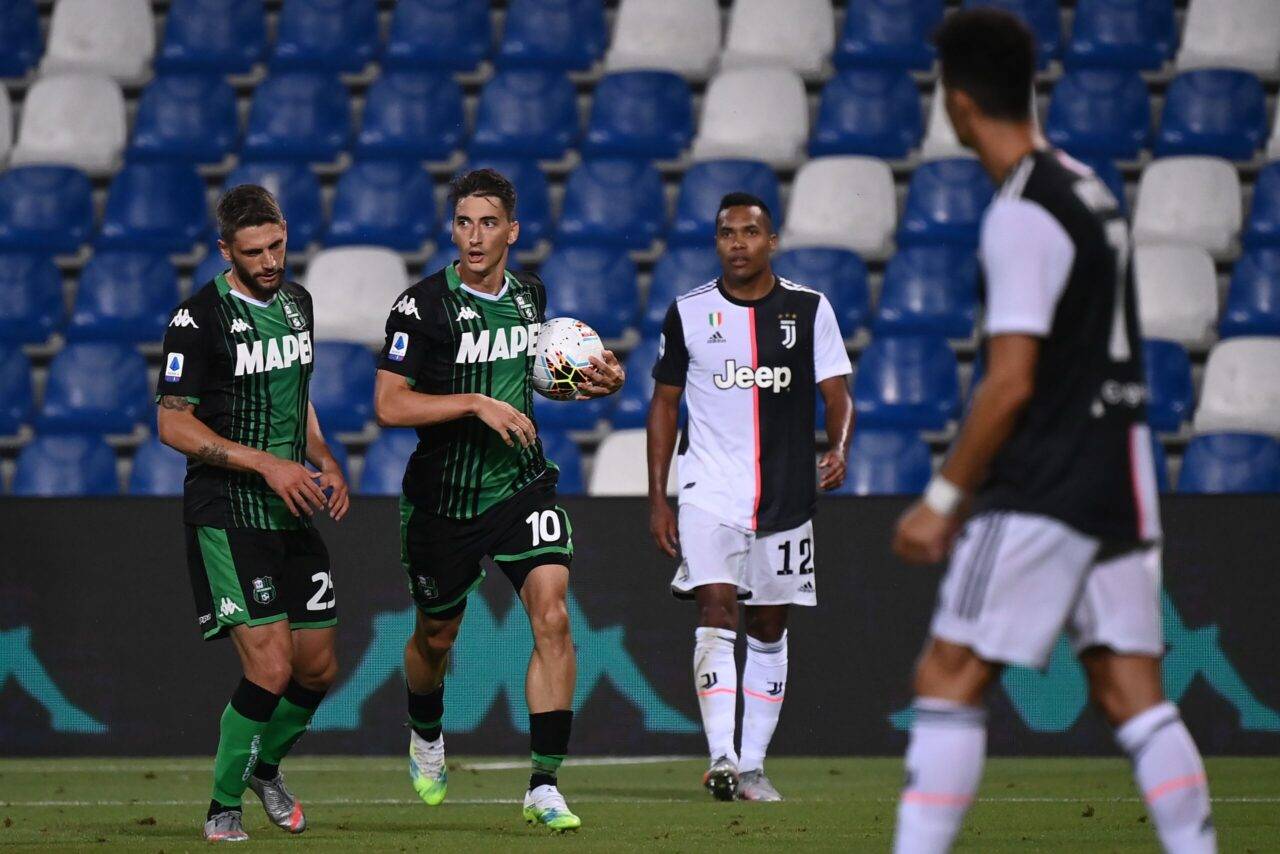 Serie A: pazza Juve a Sassuolo (3-3), per la Lazio solo 0-0 a Udine