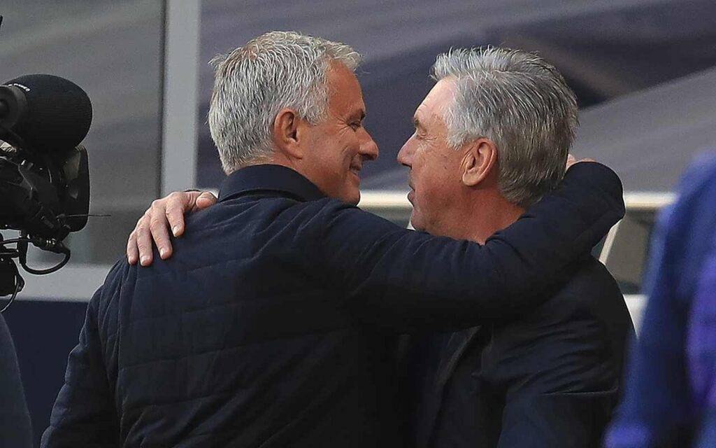 abbraccio mourinho ancelotti