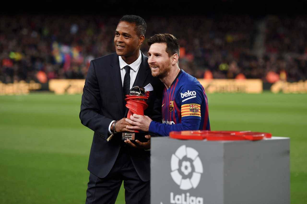 patrick kluivert messi barcellona setien