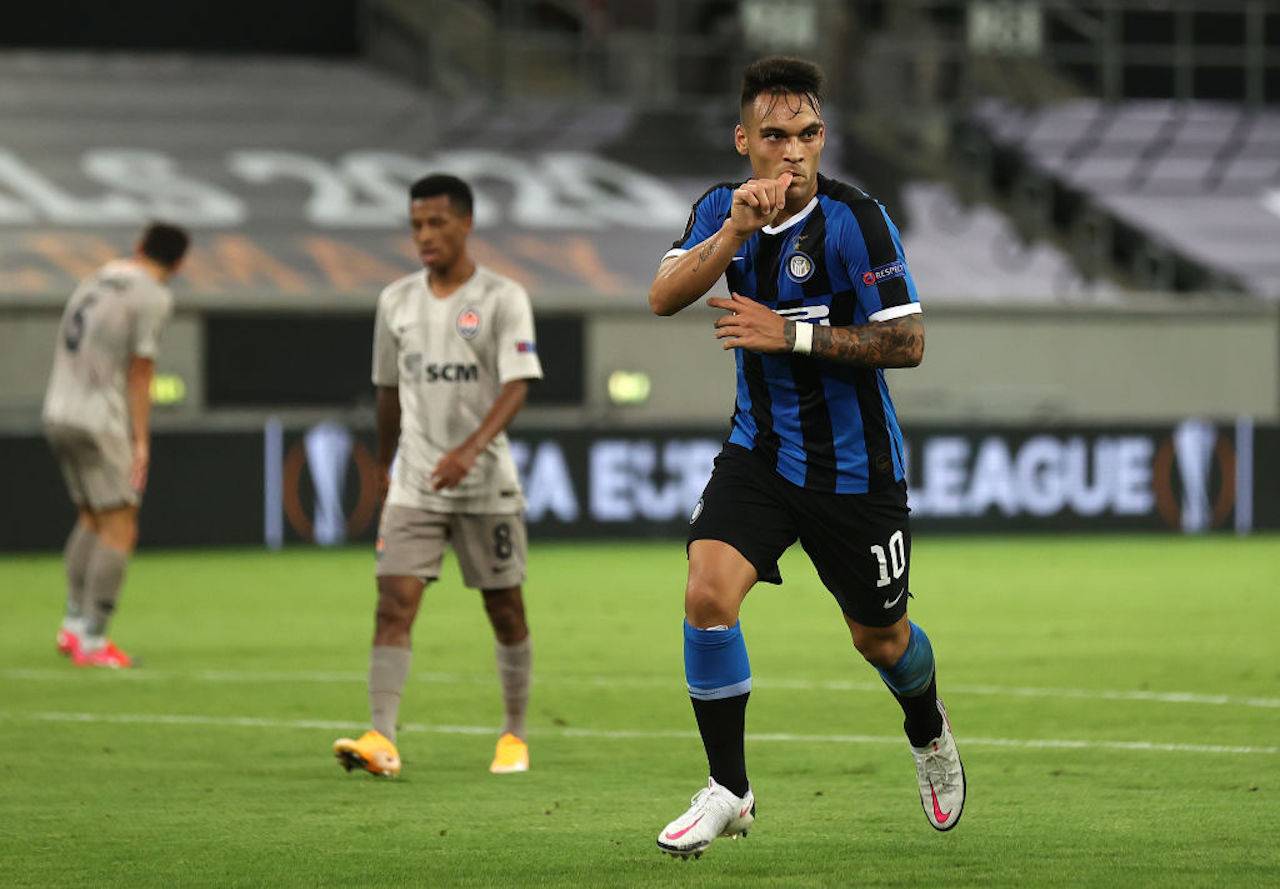 Lautaro Martinez dopo Inter-Shakhtar