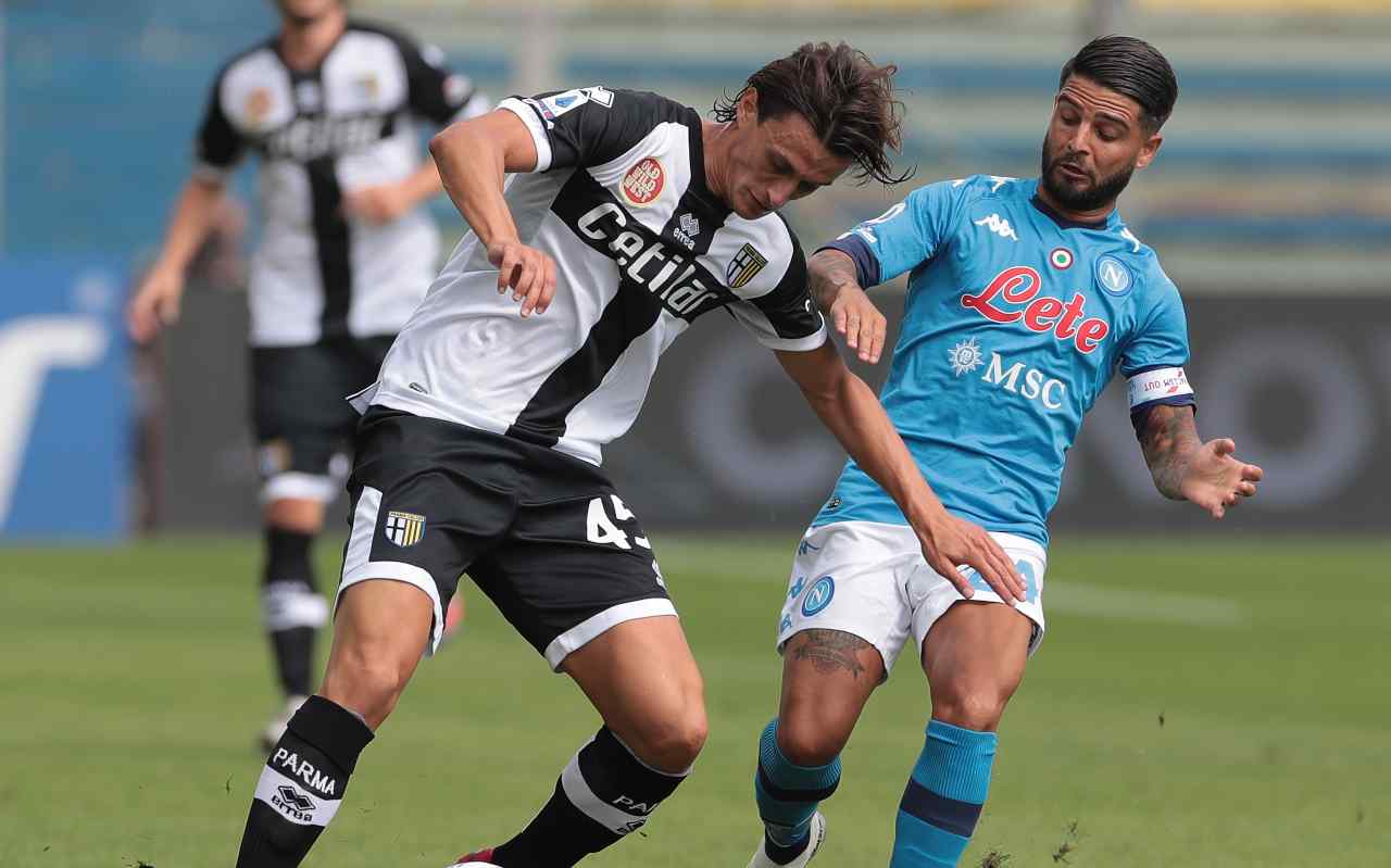 Insigne Inglese pagelle Parma Napoli