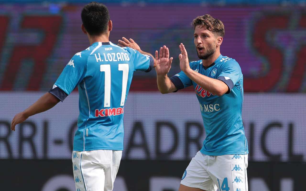 Napoli Mertens Insigne Parma