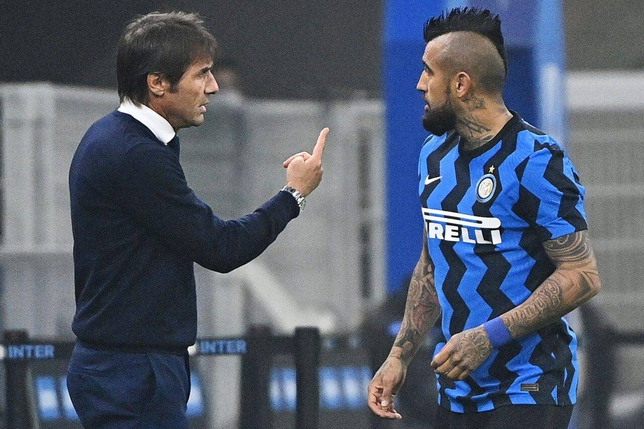 Calciomercato Inter Vidal Conte