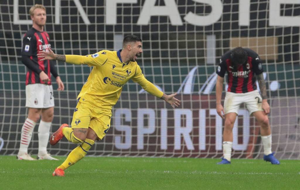 Zaccagni voti Milan-Verona