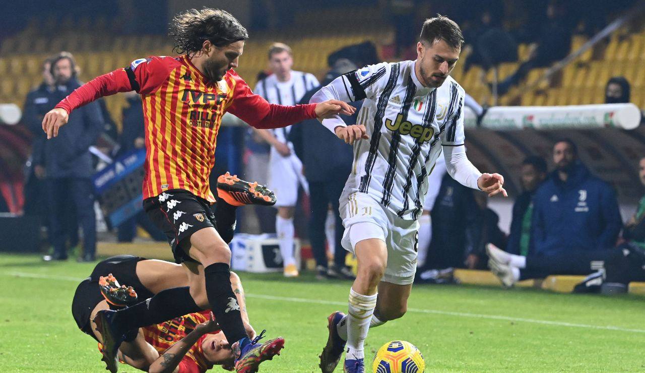 juventus benevento ramsey