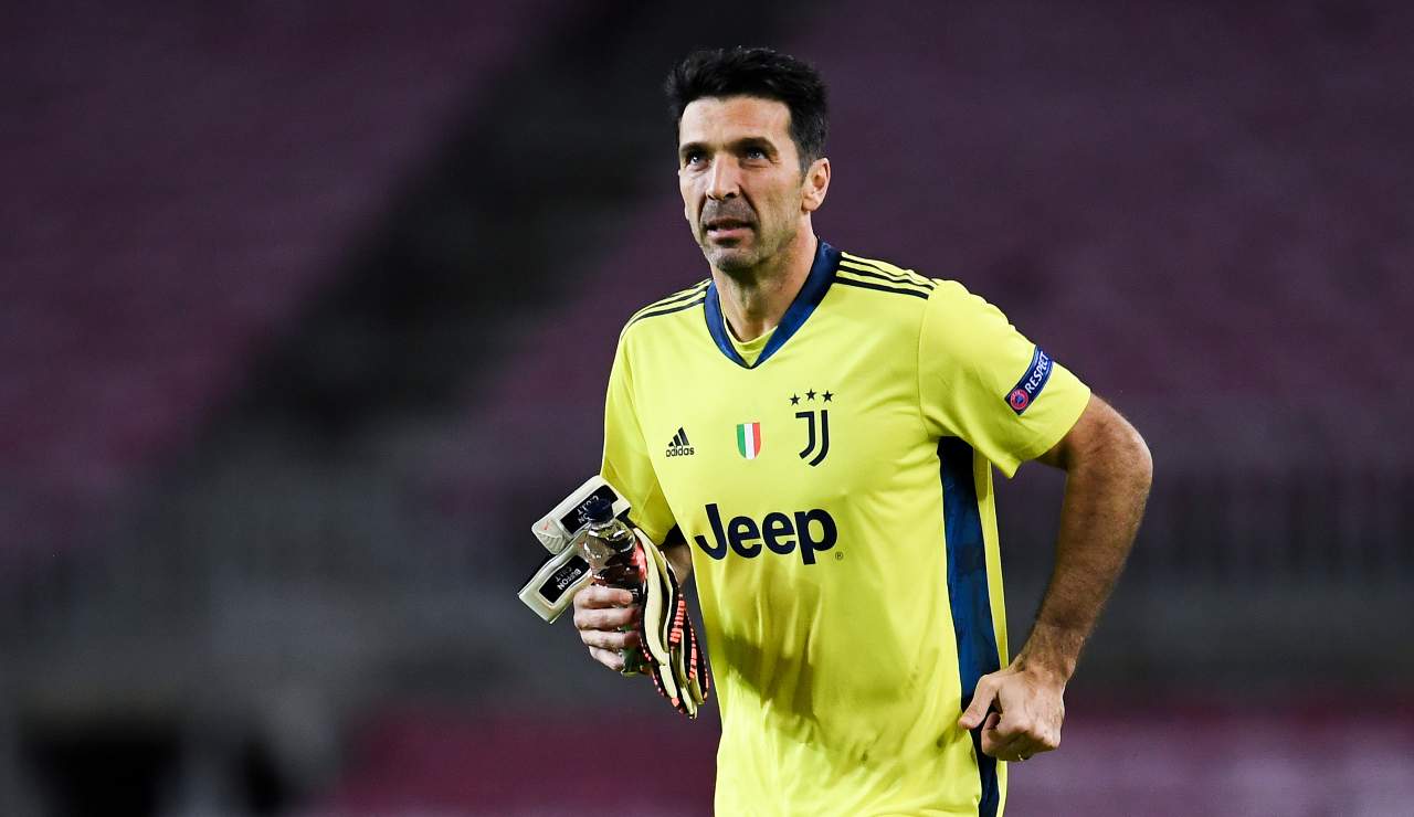 buffon ritiro juventus