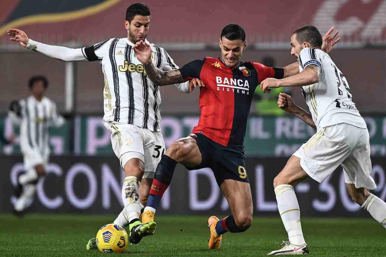 Calciomercato Juventus, accordo per Scamacca | Duello con Milik