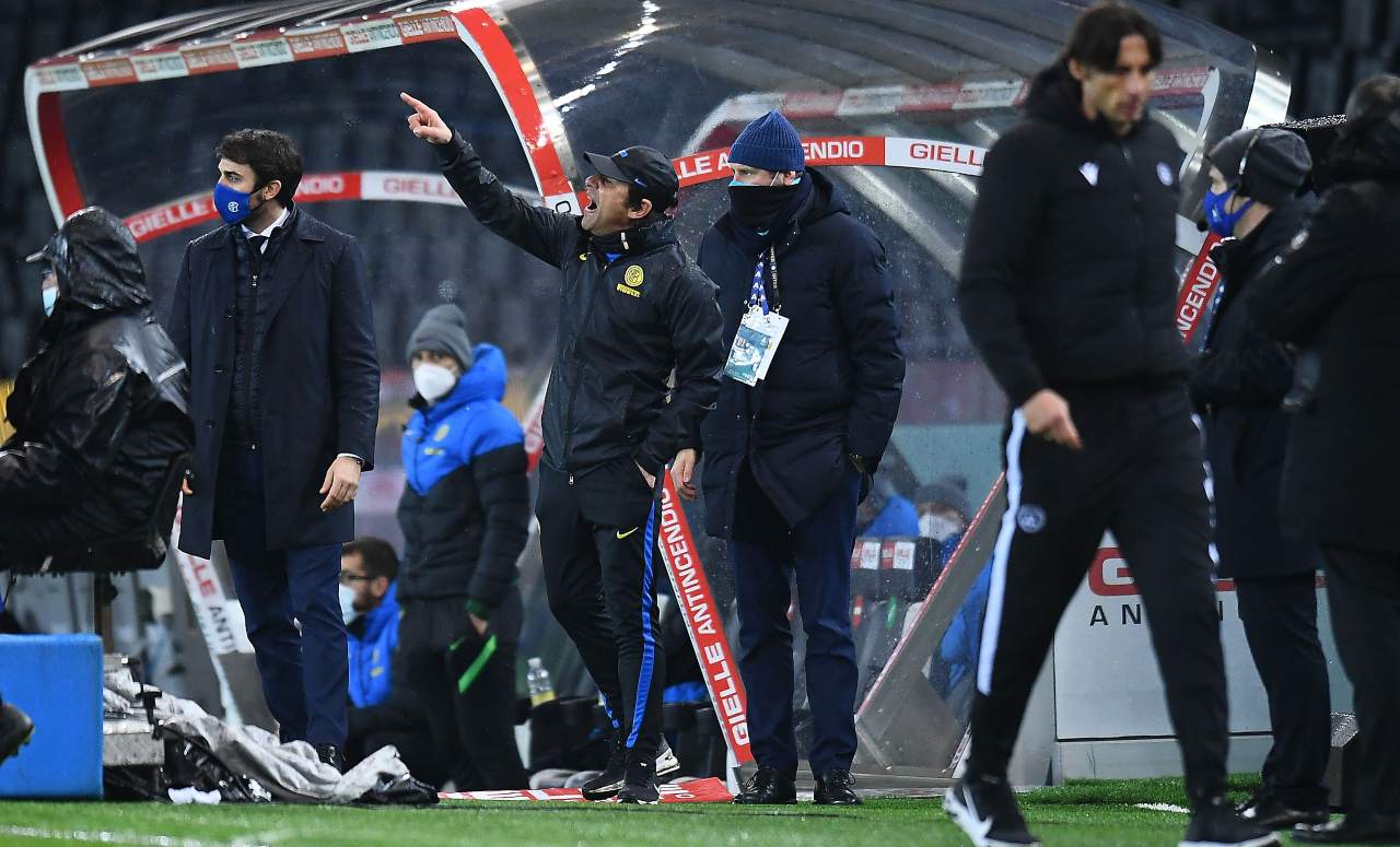 Udinese-Inter, Conte contro Maresca dopo l'espulsione