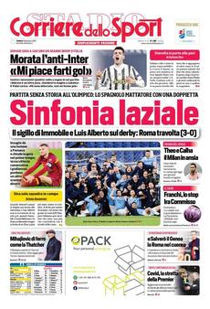 Corriere Dello Sport Prima Pagina 16 Gennaio 2021