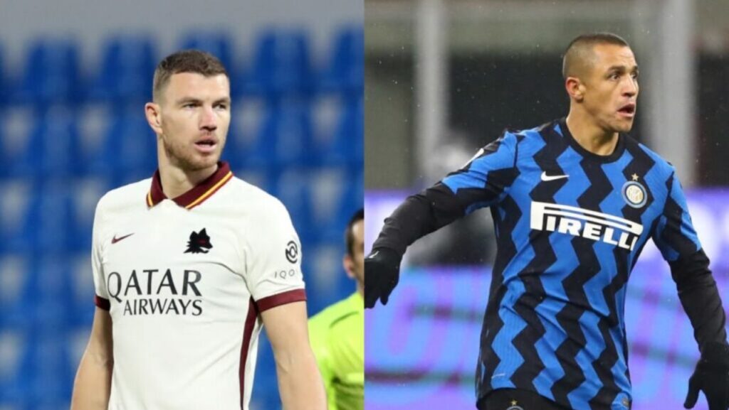 Calciomercato Inter Roma scambio Dzeko Sanchez