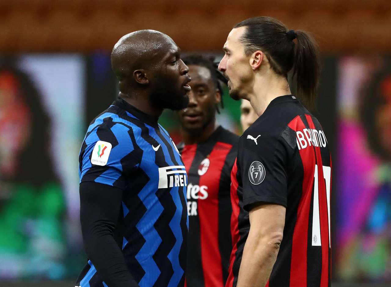 ibrahimovic lukaku inter milan scontro