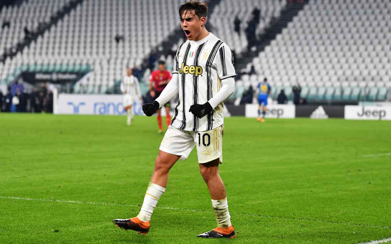 Dybala in campo
