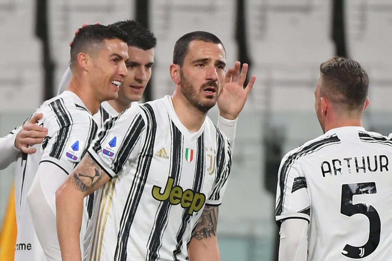 Juventus-Roma Bonucci infortunio