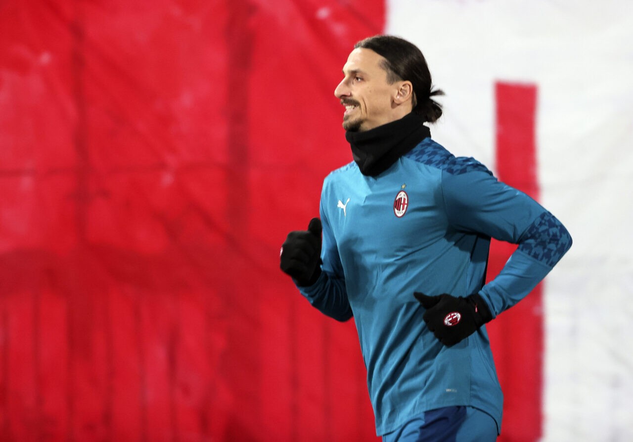 Milan, Ibrahimovic e Bennacer in gruppo