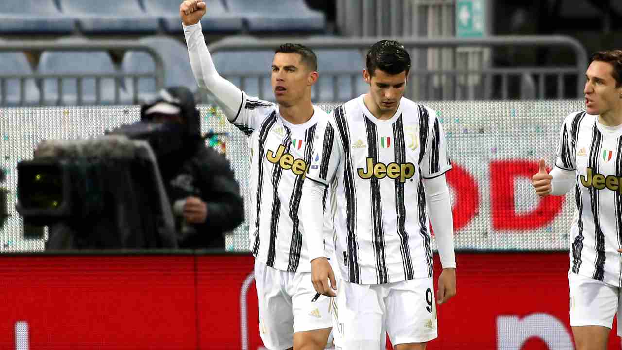 Cagliari-Juventus Cristiano Ronaldo