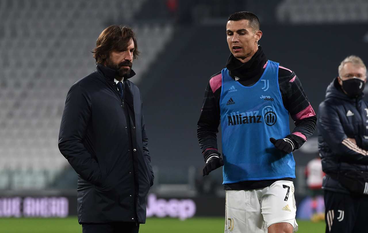 ronaldo pirlo juventus lazio infortunio