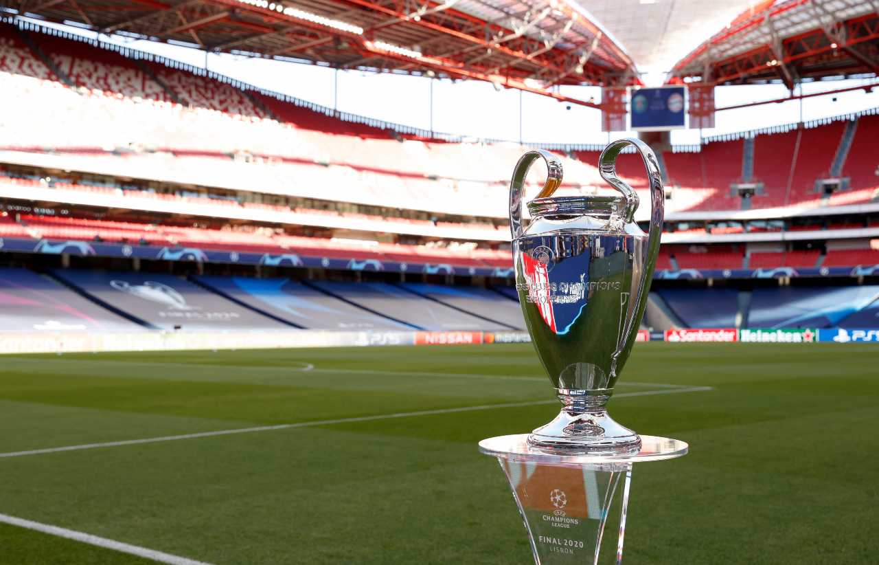 La coppa della Champions League