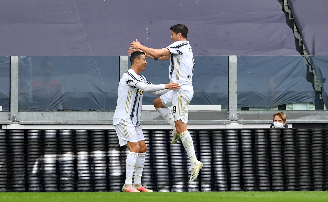 Juventus Genoa Morata Ronaldo