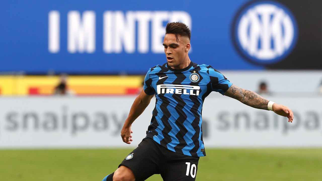 Lautaro Martinez Supercoppa Inter-Juventus