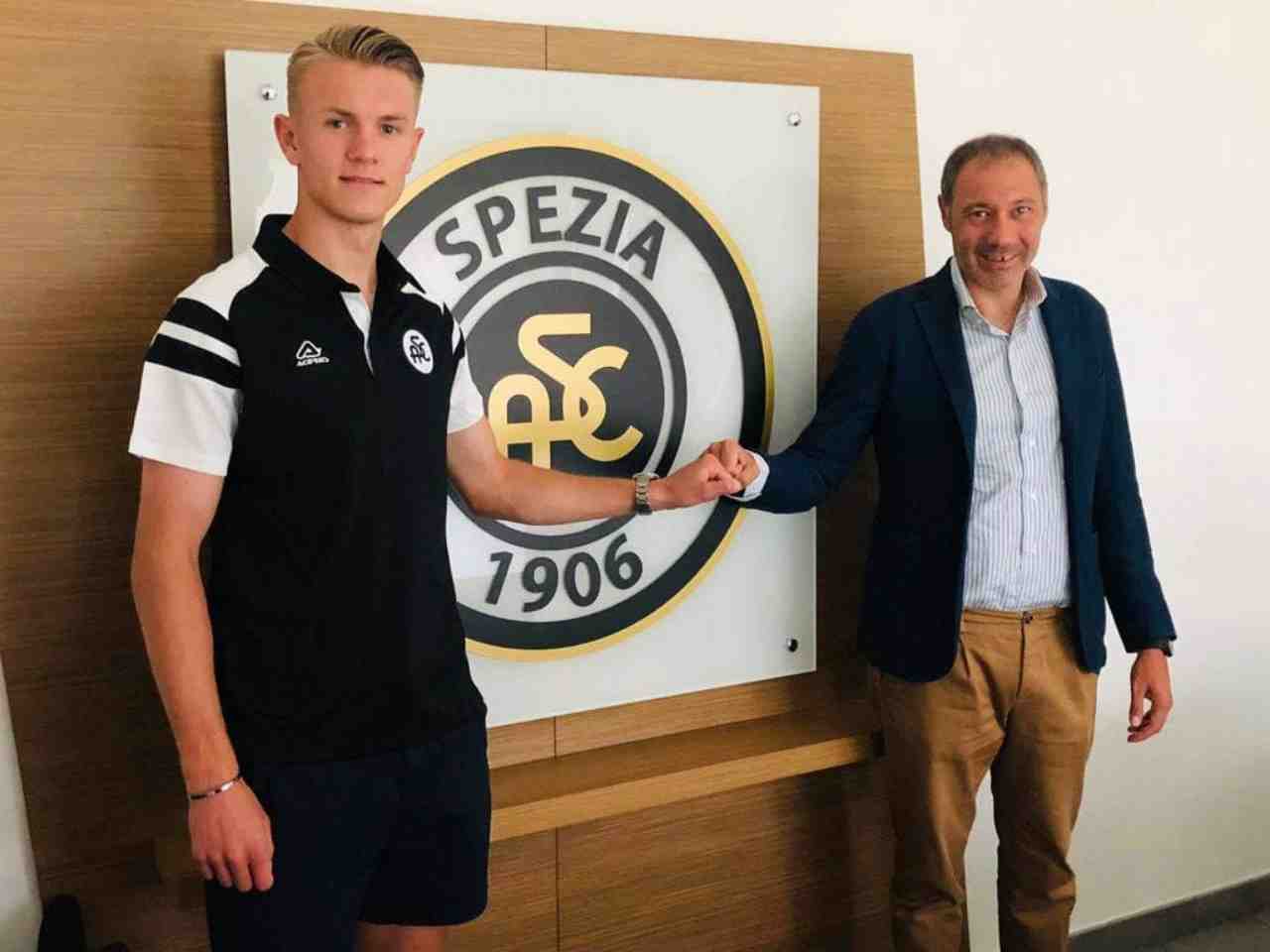 Emil Kornvig è un nuovo calciatore dello Spezia Calcio.