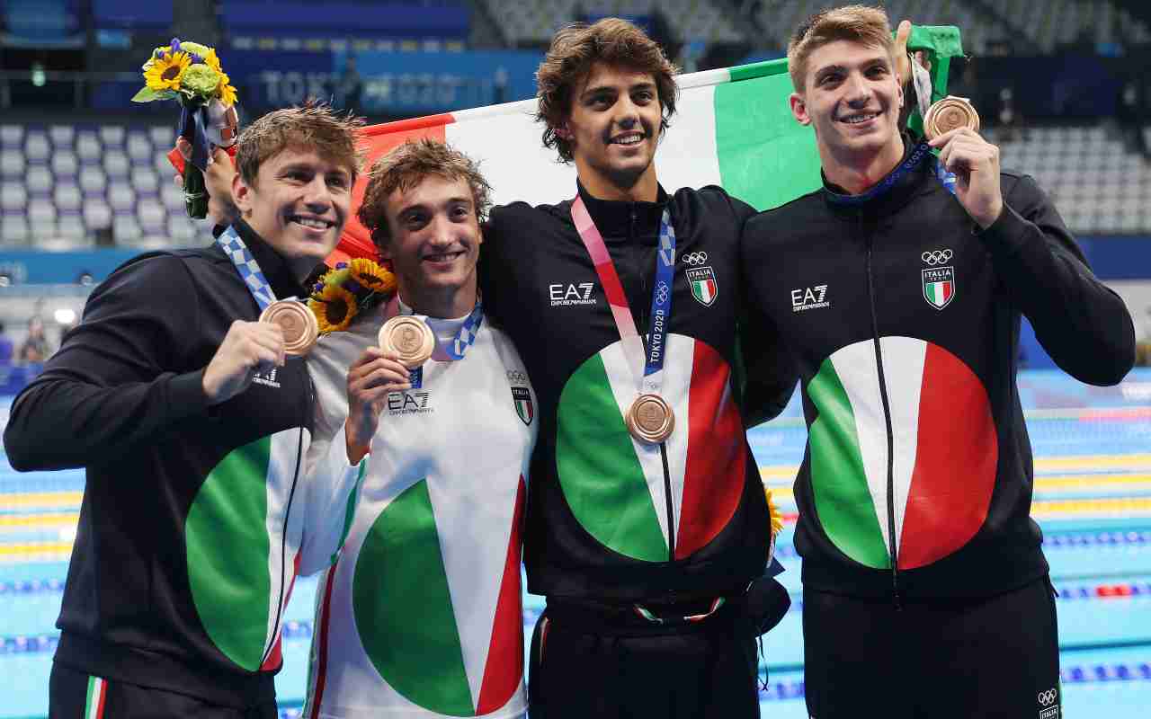 Olimpiadi, bronzo nella 4X100 mista | Super l'Italia del nuoto