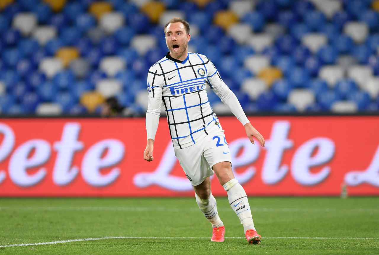 L'Inter attende Eriksen: gli esami diranno se giocherà ancora in A