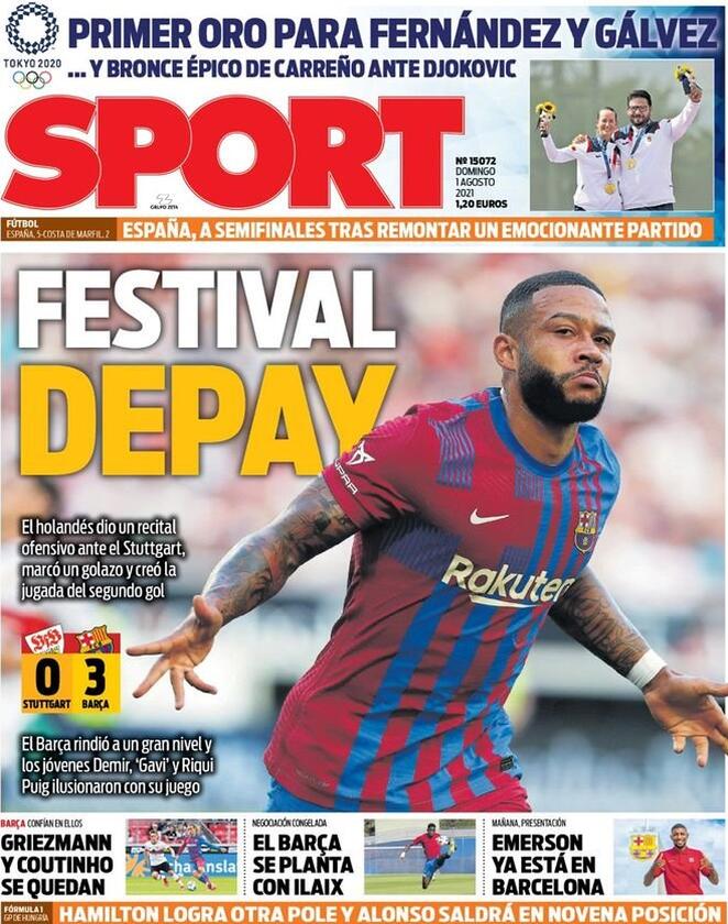 Sport, Festival Depay