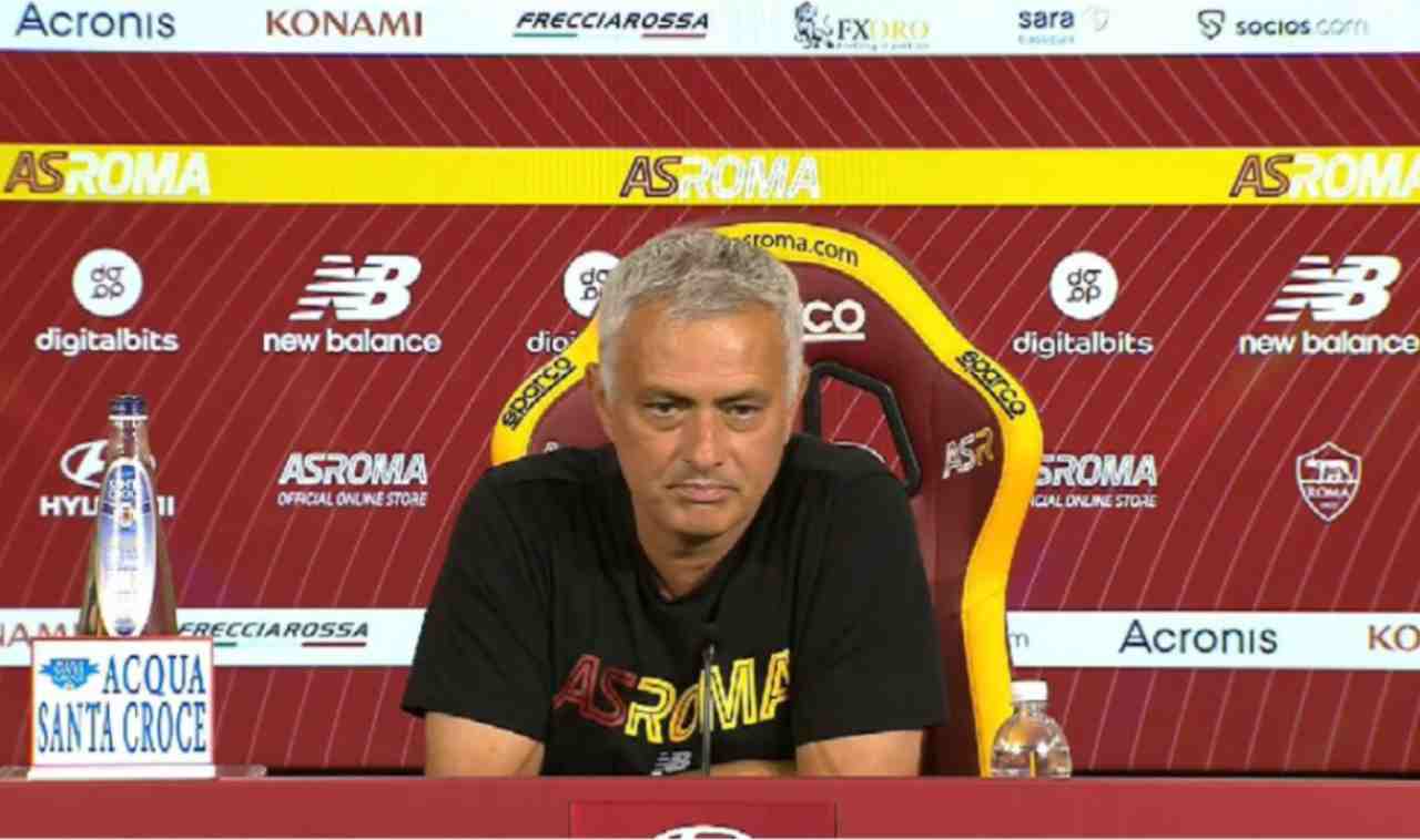 Lazio Roma, conferenza Mourinho: le dichiarazioni del tecnico