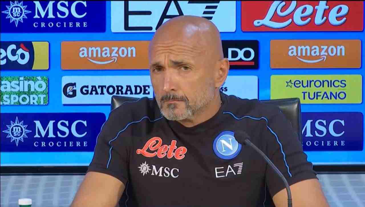 Napoli-Lazio, la conferenza stampa di Luciano Spalletti