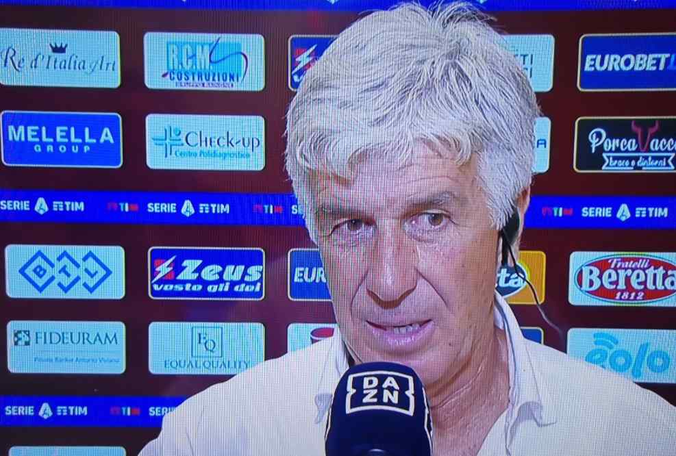 Gasperini post Salernitana Atalanta