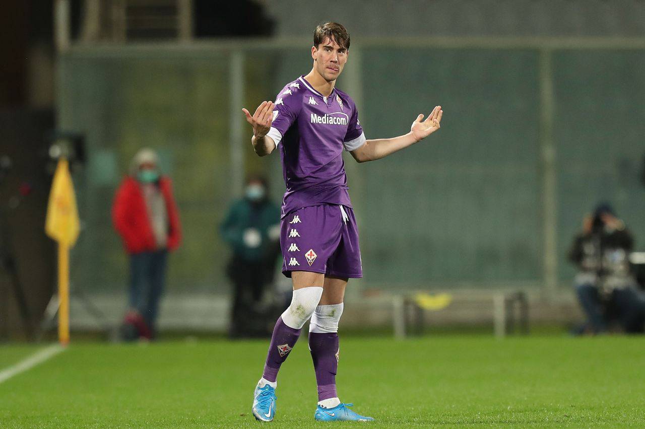 vlahovic rinnovo con la Fiorentina: l'annuncio di Barone