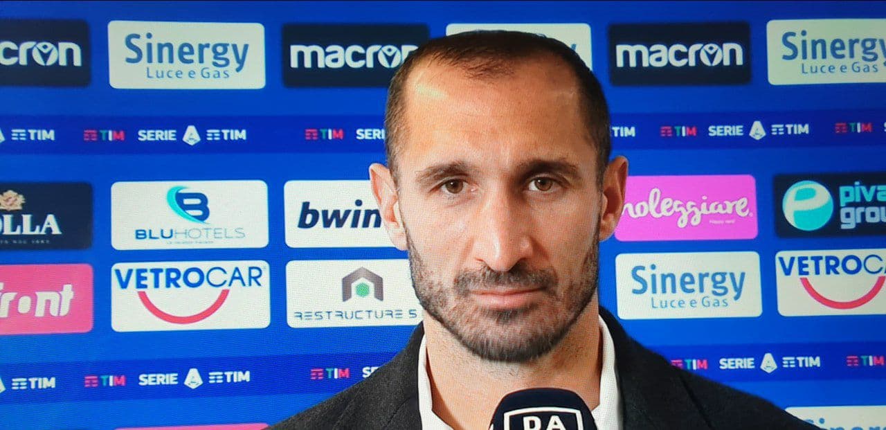 Chiellini a Dazn: "Siamo dispiaciuti per la sconfitta"
