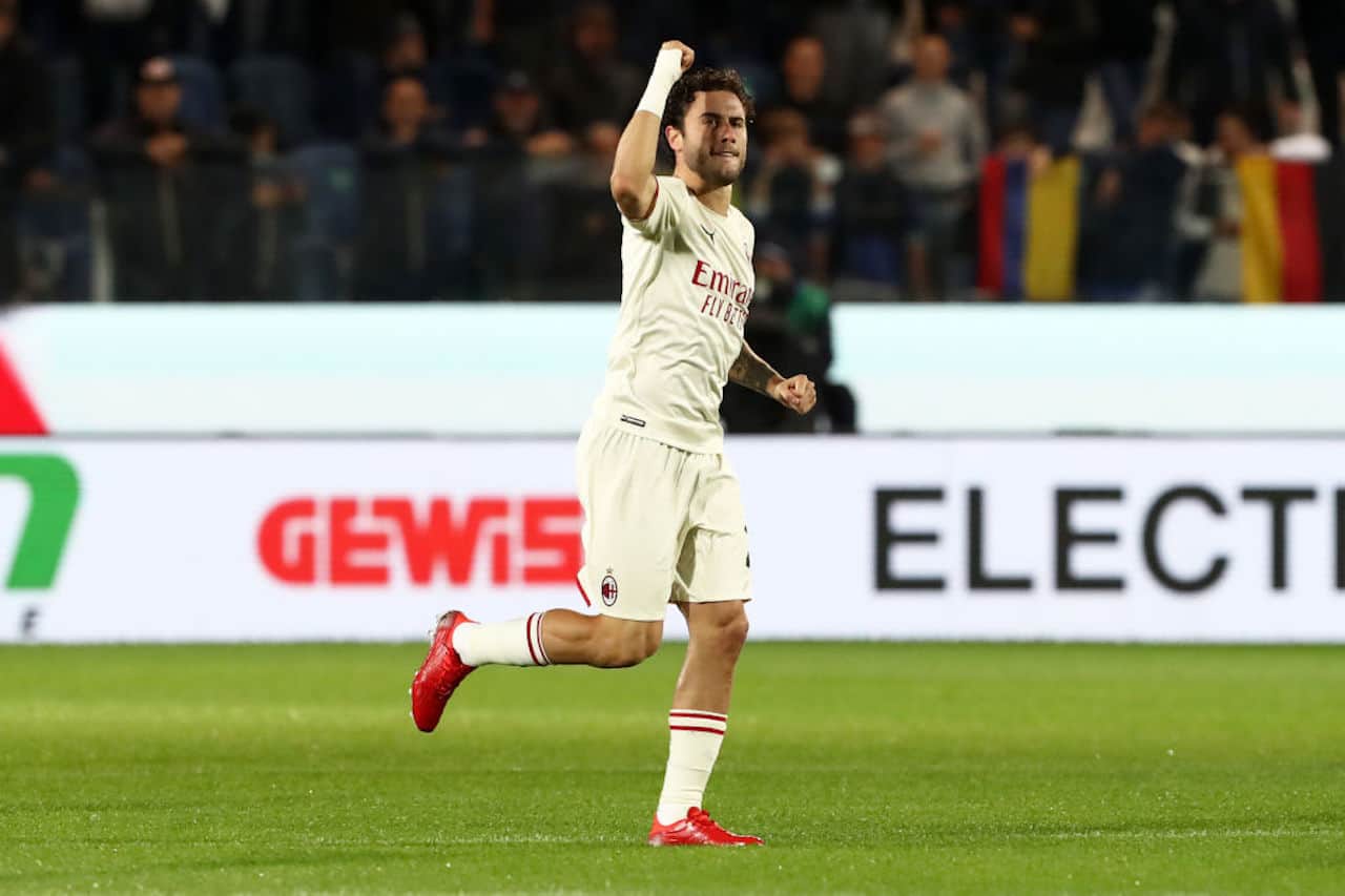 Davide Calabria voti Atalanta Milan