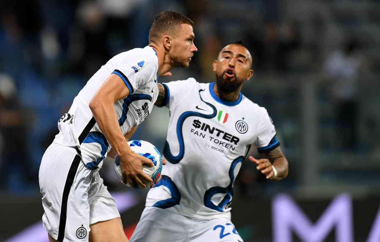Sassuolo Inter Dzeko Lautaro Inzaghi