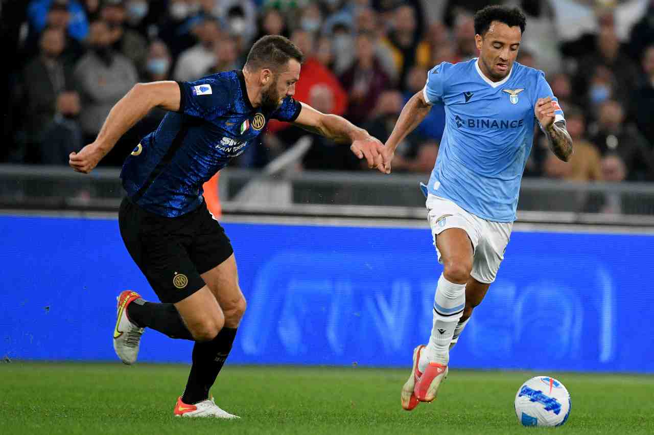 pagelle tabellino lazio inter felipe anderson dzeko