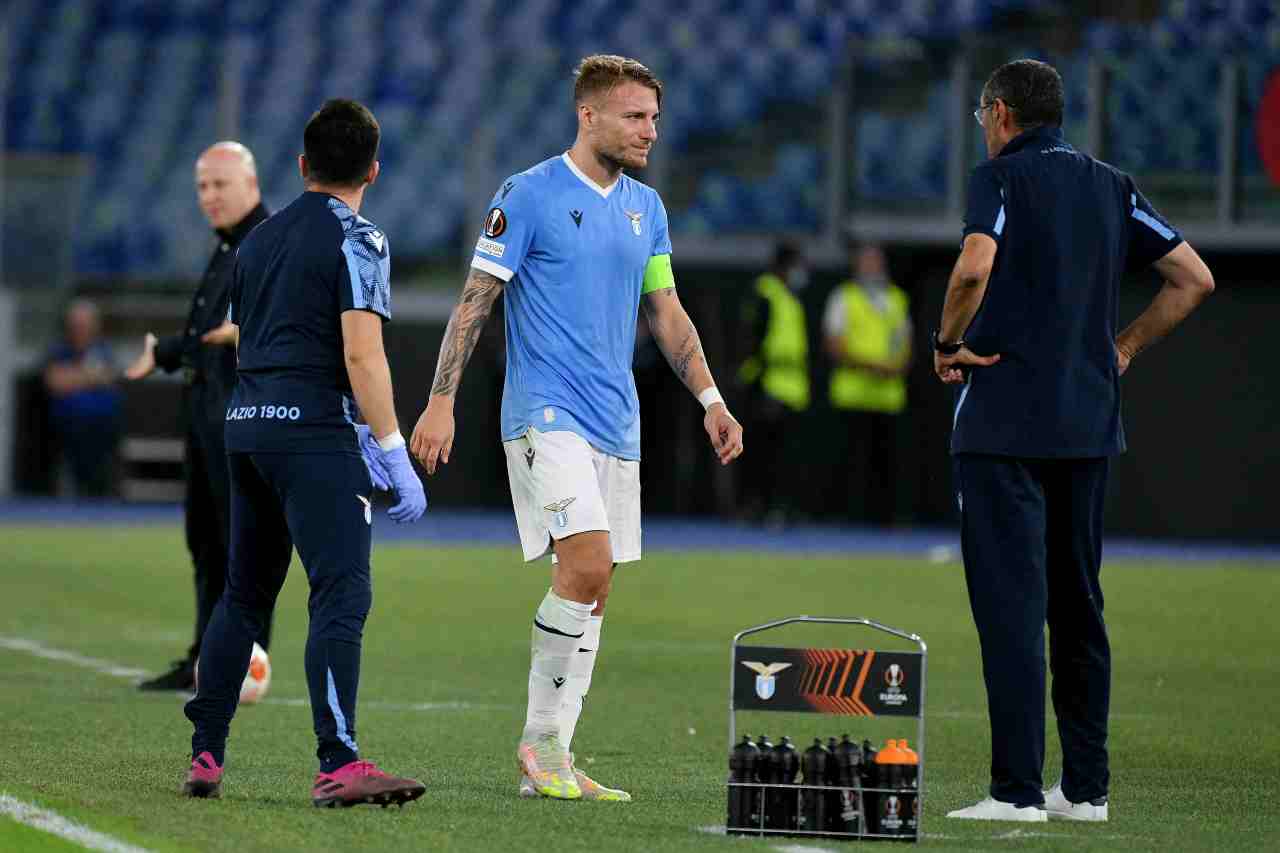 Le condizioni di Immobile in vista di Lazio-Inter: oggi nuovo test
