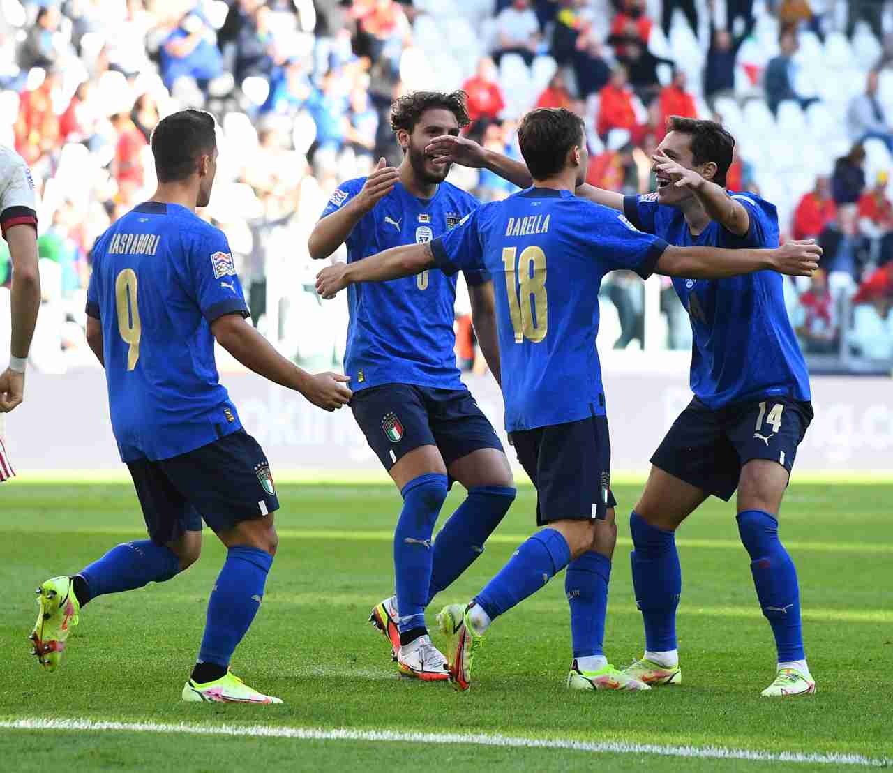 Italia-Belgio, azzurri terzi in Nations League
