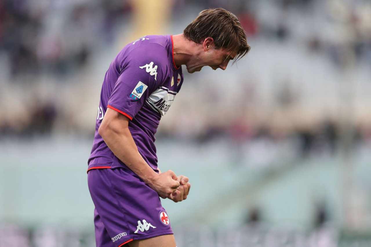 Serie A, Fiorentina straripante: tris di Vlahovic | Cade il Sassuolo
