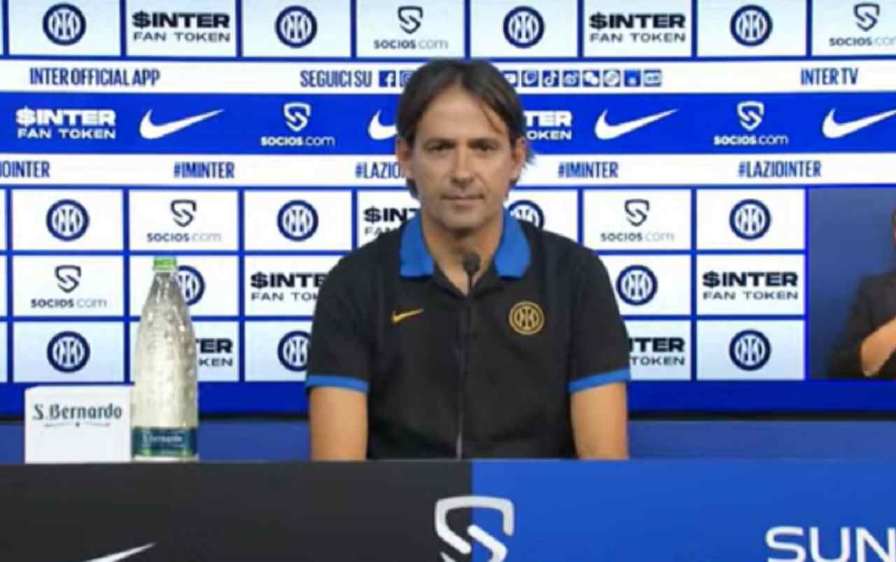 lazio inter inzaghi conferenza