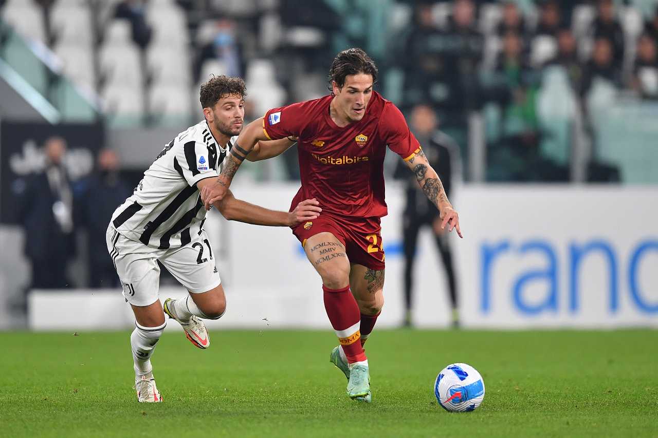 zaniolo infortunio juventus roma