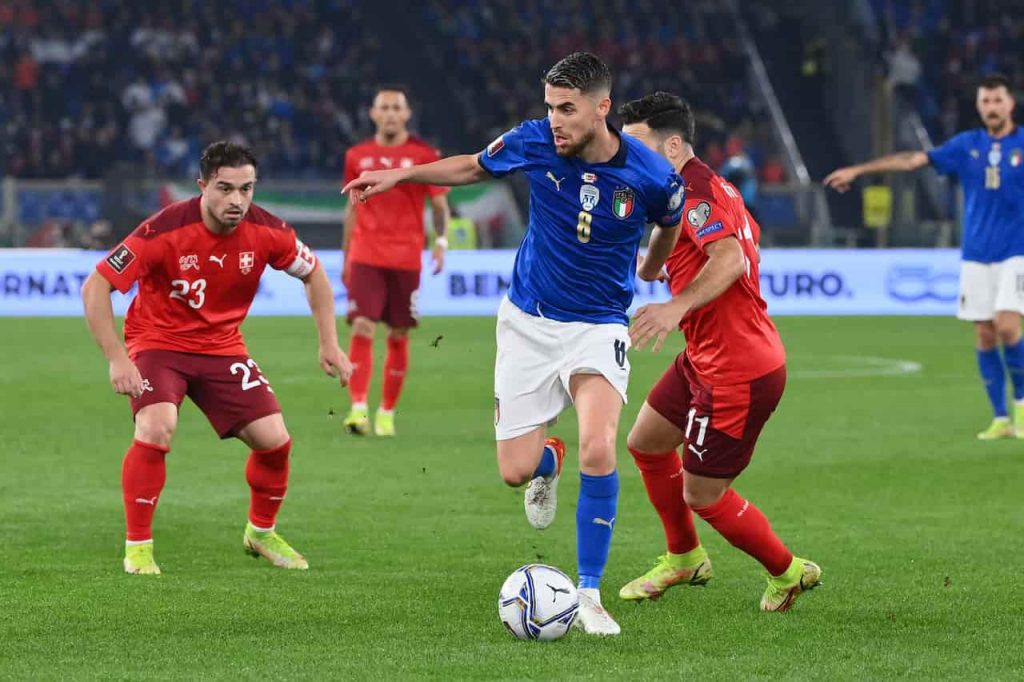 Italia-Svizzera, Jorginho spreca