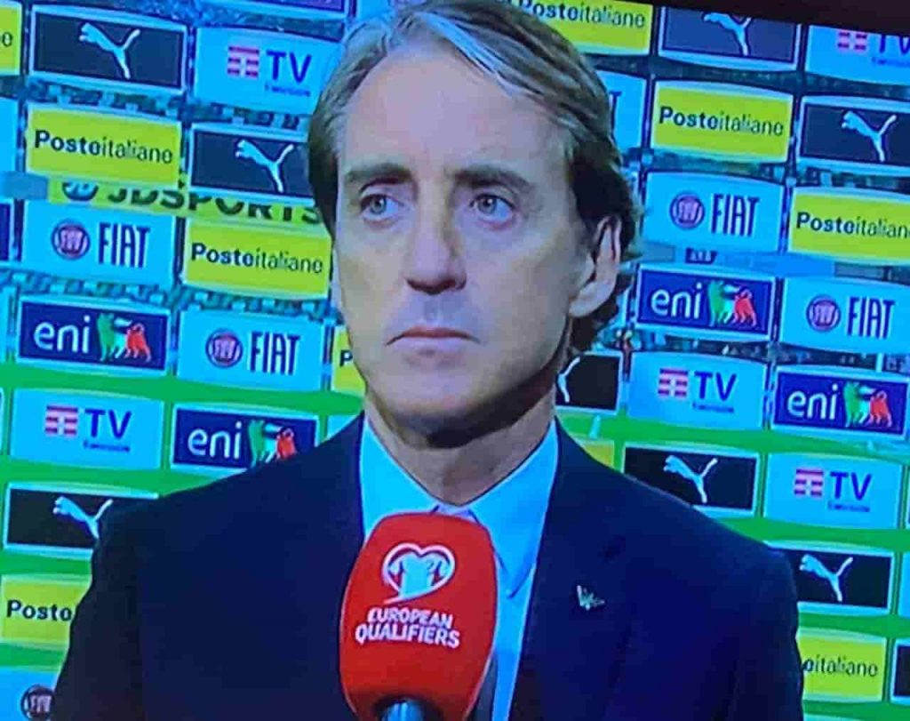 Mancini commenta alla Rai Irlanda del Nord-Italia