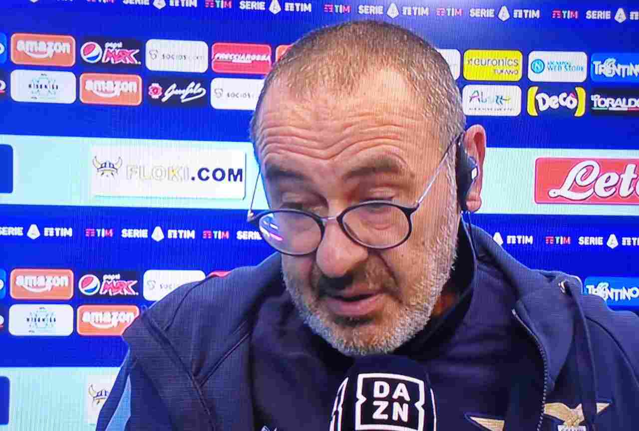 Napoli-Lazio, Sarri: "Squadra senza determinazione. Loro i più forti"
