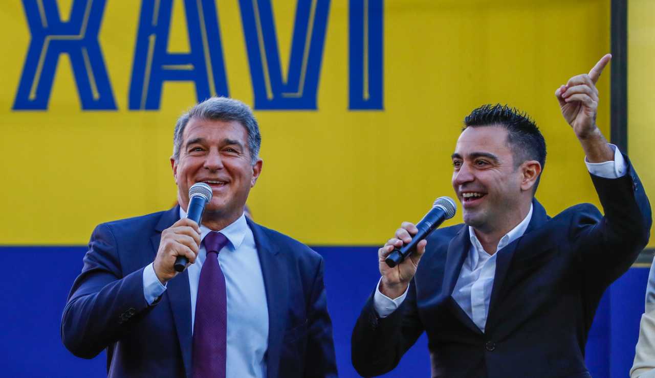 Xavi e Laporta