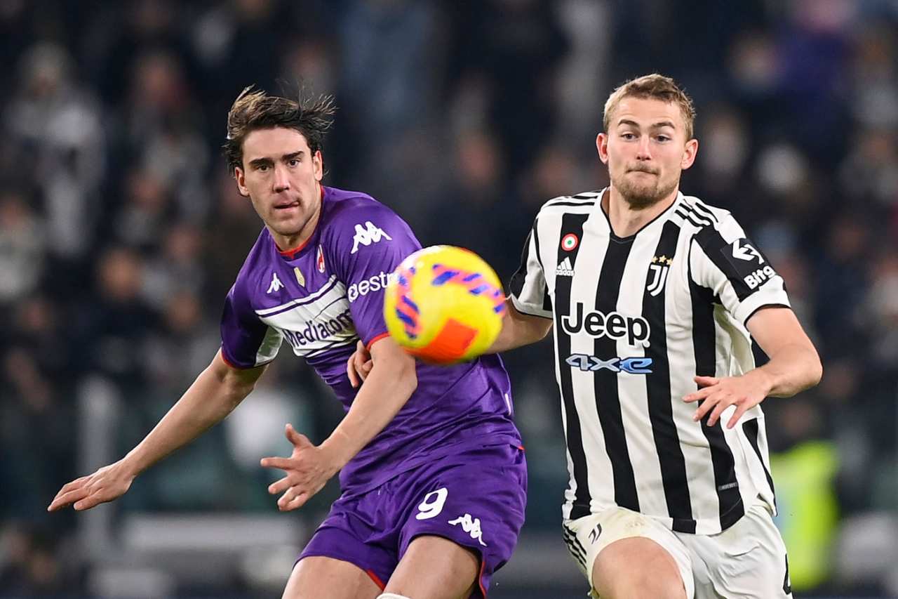 de ligt vlahovic juventus fiorentina