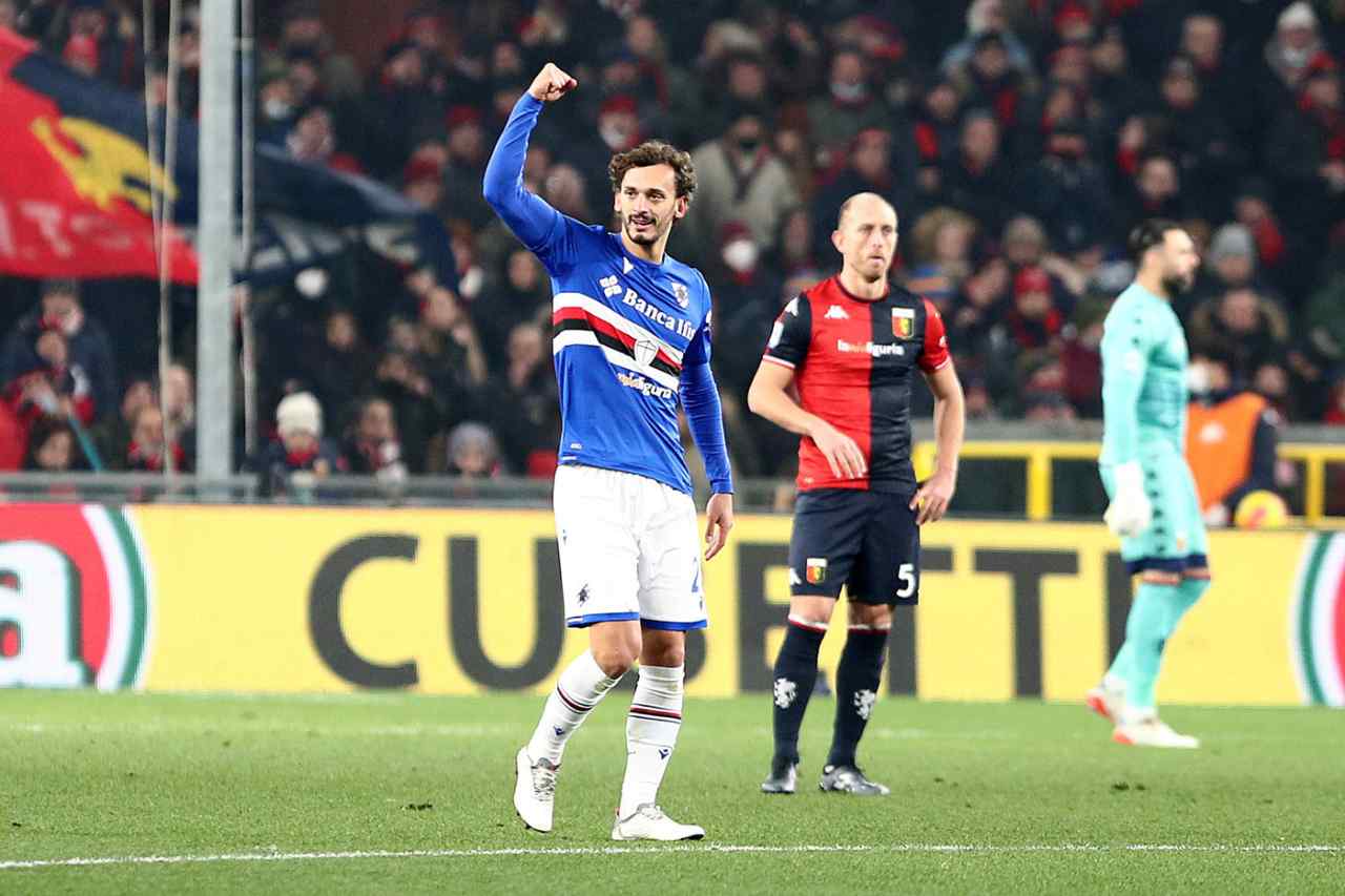 Genoa-Sampdoria, super Gabbiadini